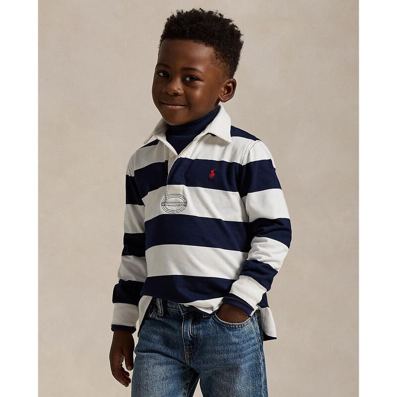 Polo Ralph Lauren Ls Yd Rugby Knit Shirt image number 1